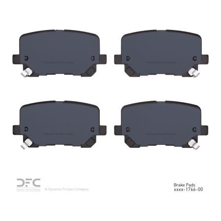 Dynamic Friction Co DFC 3000 Ceramic Brake Pads - 1310-1766-00